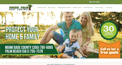 Desktop Screenshot of greenpalmpestcontrol.com